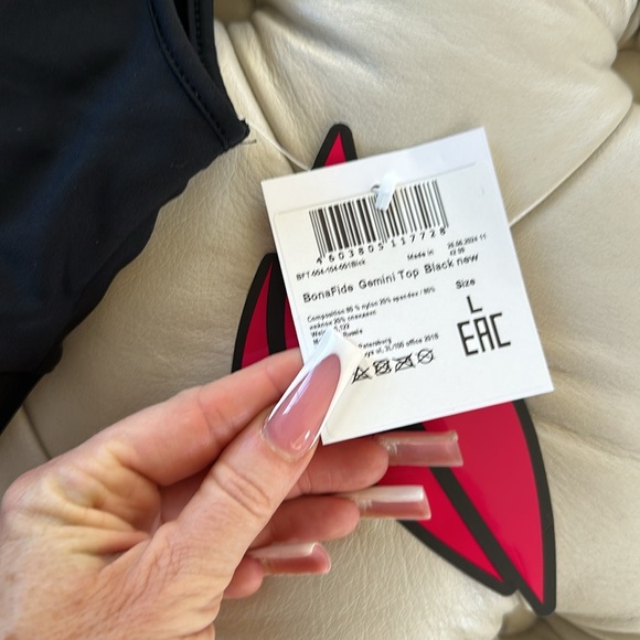 🔥NWT BonaFide Gemini Top Black Size L🔥 - Picture 12 of 14